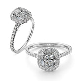Cushion Cut Diamond Engagement Ring - Dracakis Jewellers